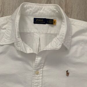 Polo by Ralph Lauren Classic White Button Down Shirt